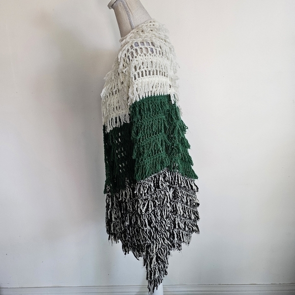 Tularosa "Adelaide" Loop Fringe Knit Cardigan - Picture 5 of 10